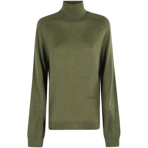 JW Anderson, Dames, Truien, Groen, Maat: S Polyamide,