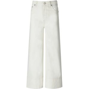 Ganni, Dames, Jeans, Wit, Maat: W26 Denim,