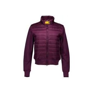 Parajumpers Rosy Paarse Gewatteerde Jassen , Purple , Dames , Maat: L