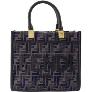 Fendi Sunshine Shopper , Blue , Dames , Maat: ONE Size