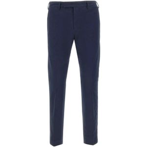 PT Torino, Heren, Broeken, Blauw, Maat: S Katoen,