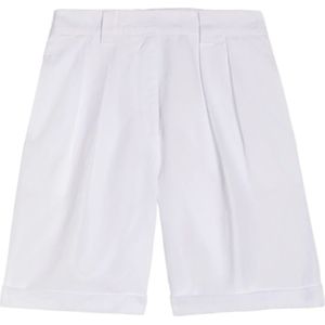 Aspesi, Dames, Korte broeken, Wit, Maat: 2XS Katoen,