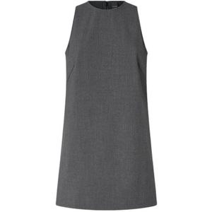 Pinko, Dames, Jumpsuits & Playsuits, Grijs, Maat: XS Leer,