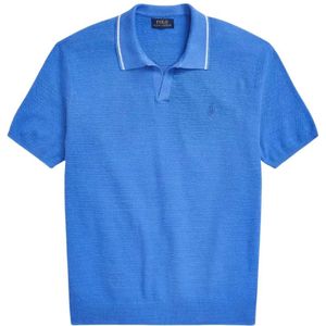Ralph Lauren, Heren, Tops, Blauw, Maat: S Katoen,