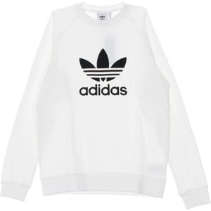 Adidas, Heren, Sweatshirts & Hoodies, Wit, Maat: XS Katoen,