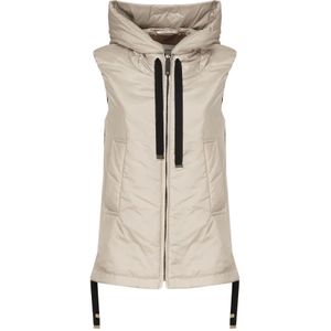 Max Mara, Dames, Jassen, Beige, Maat: M Polyamide,