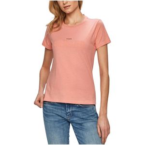 Pinko, Dames, Tops, Oranje, Maat: S Katoen,