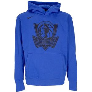 Nike, Heren, Sweatshirts & Hoodies, Blauw, Maat: XL Katoen,