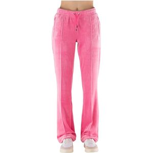 Juicy Couture, Dames, Broeken, Roze, Maat: XL