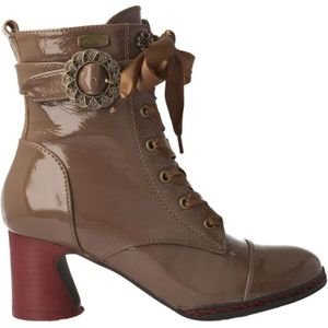 Laura Vita, Dames, Schoenen, Beige, Maat: 36 EU Leer,