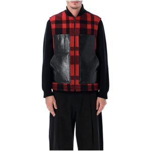 Junya Watanabe, Heren, Jassen, Veelkleurig, Maat: L Wol,