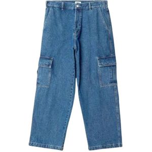 Obey, Heren, Jeans, Blauw, Maat: W28 Denim,