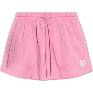 Balenciaga, Dames, Korte broeken, Roze, Maat: XS Katoen,