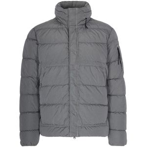 C.p. Company, Heren, Jassen, Grijs, Maat: S Polyamide,