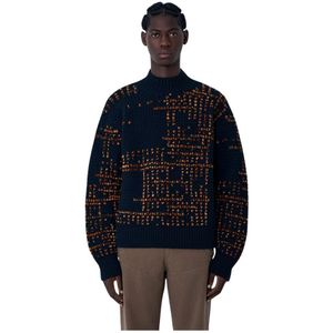 Dries Van Noten, Heren, Truien, Veelkleurig, Maat: M Wol,