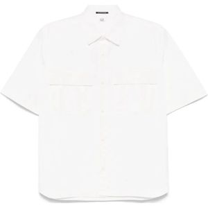 C.p. Company, Heren, Overhemden, Wit, Maat: M Gabardine,