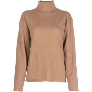 Jil Sander, Dames, Truien, Bruin, Maat: XS Kasjmier,