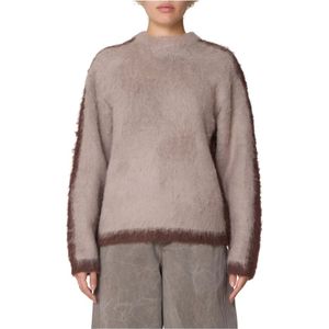 Obey, Dames, Truien, Grijs, Maat: XS Wol,