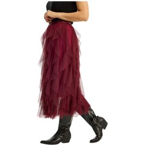 IN Front, Dames, Rokken, Rood, Maat: S