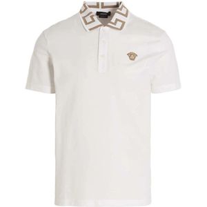 Versace, Heren, Tops, Wit, Maat: 2XL Katoen,