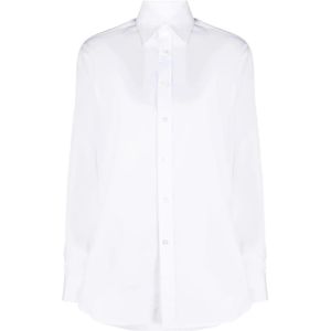 Ralph Lauren, Dames, Blouses & Shirts, Wit, Maat: S Katoen,
