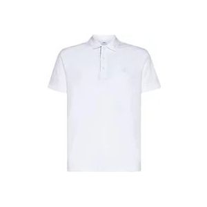 Burberry Witte Polo Geborduurd Logo , White , Heren , Maat: XL