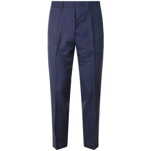 Hindustrie, Heren, Broeken, Blauw, Maat: XL Wol,