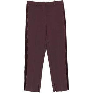 Elisabetta Franchi, Dames, Broeken, Bruin, Maat: L