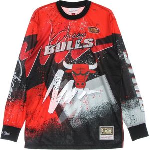 Mitchell & Ness, Heren, Tops, Veelkleurig, Maat: L Poliester,