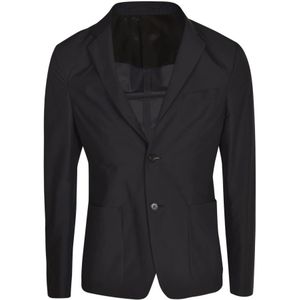 Prada Formele blazer met moderne twist , Black , Heren , Maat: M