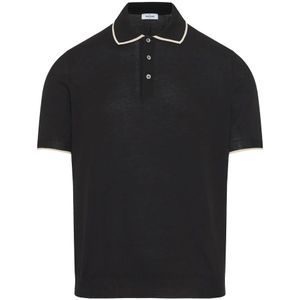 Gran Sasso, Heren, Tops, Zwart, Maat: 2XL Katoen,