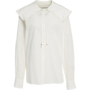 Viktoriachan, Dames, Blouses & Shirts, Wit, Maat: S