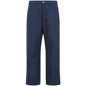 Givenchy, Heren, Broeken, Blauw, Maat: W32 Katoen,