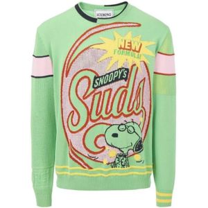 Iceberg, Heren, Truien, Groen, Maat: L Katoen,