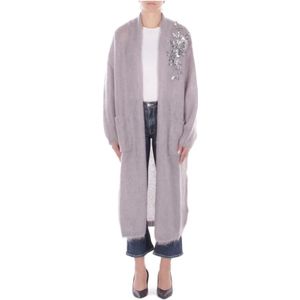 Blugirl, Dames, Truien, Grijs, Maat: XS Wol,