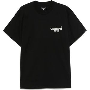 Carhartt Wip, Heren, Tops, Zwart, Maat: L Katoen,