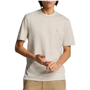 Lyle & Scott, Heren, Tops, Beige, Maat: S Katoen,