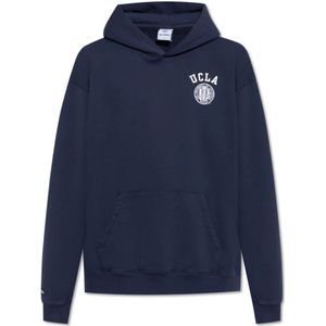 Sporty & Rich, unisex, Sweatshirts & Hoodies, Blauw, Maat: 2XL Katoen,