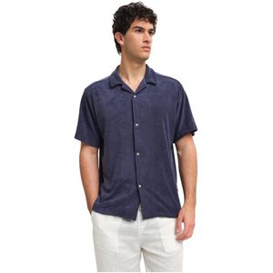 Peninsula, Heren, Overhemden, Blauw, Maat: L