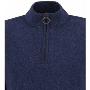 Barbour, Heren, Truien, Blauw, Maat: 2XL Zijde,