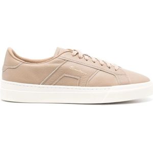 Santoni, Heren, Schoenen, Beige, Maat: 44 EU Leer,