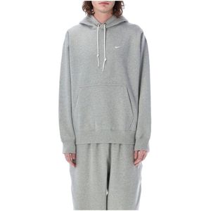 Nike, Heren, Sweatshirts & Hoodies, Grijs, Maat: XL Katoen,