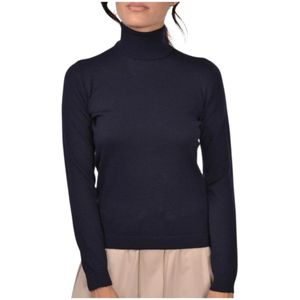 La Fileria, Dames, Truien, Blauw, Maat: M Wol,