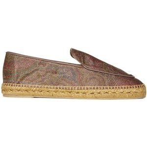 Etro - Espadrilles - Bruin - Jacquard Canvas - Slip-on Design