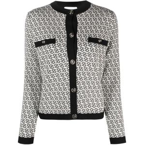 Ferragamo, Dames, Truien, Wit, Maat: M Wol,