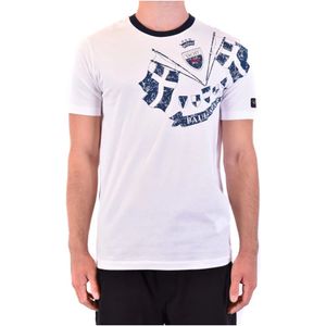 Paul & Shark, Heren, Tops, Wit, Maat: 2XL Katoen,