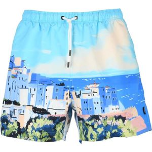 Zegna, Heren, Badkleding, Veelkleurig, Maat: XL Poliester,