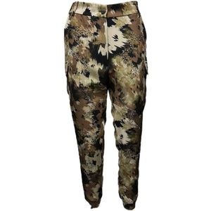 Giulia N Couture, Dames, Broeken, Veelkleurig, Maat: XS