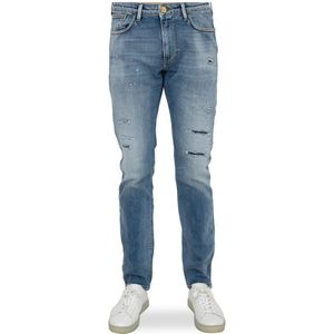 Emporio Armani, Heren, Jeans, Blauw, Maat: W34 Denim,
