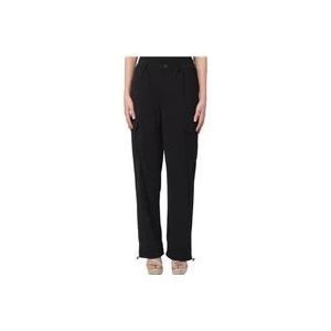 Twinset Straight Broeken , Black , Dames , Maat: 2XS